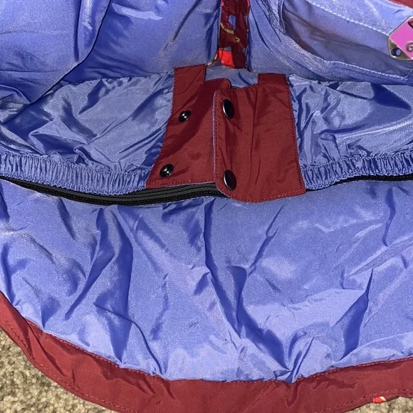 Burton Kids Puffer Jacket - Blue and Red Cherry Design